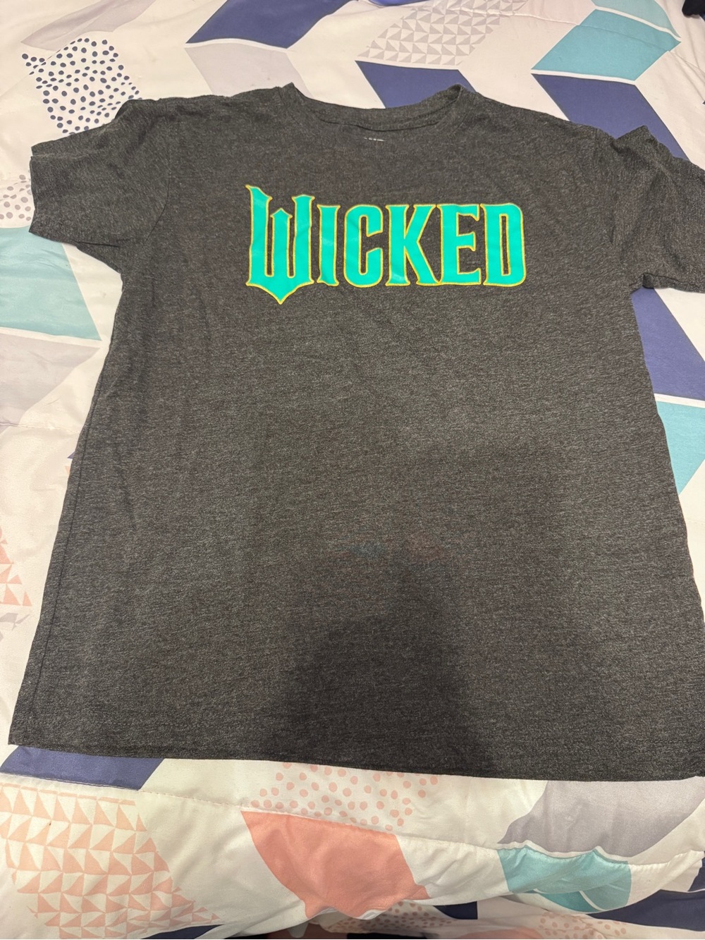 Wicked Graphic Women’s Short Sleeve Tee - Charcoal with Teal Logo